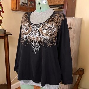 Vintage Y2K Fairy Grunge Wide neck Tee Shirt Gothic Cyberpunk Top Soft Cotton